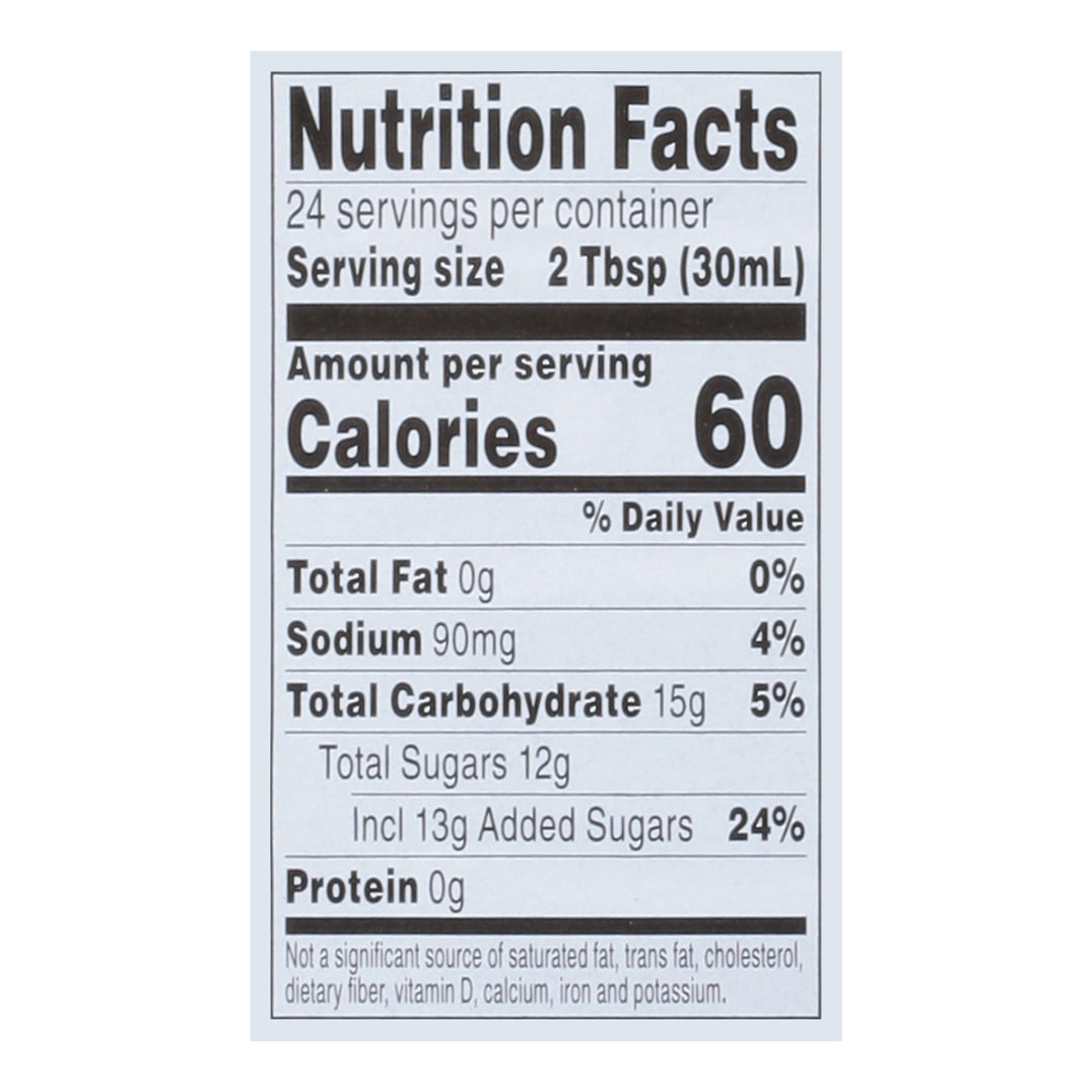 Food Club Lite Syrup 24 fl oz