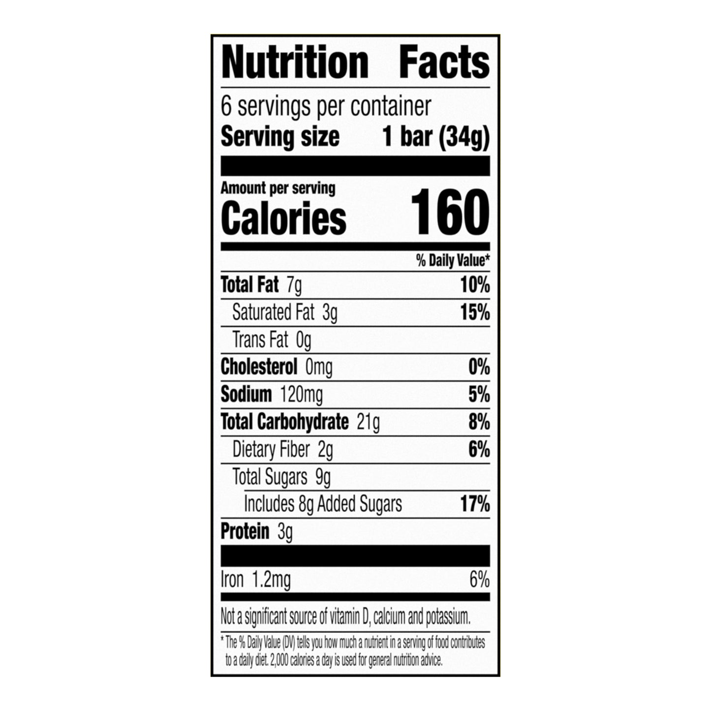 Nature Valley Sweet and Salty Nut Bars, Dark Chocolate Peanut Almond, 6 Bars, 7.2 OZ