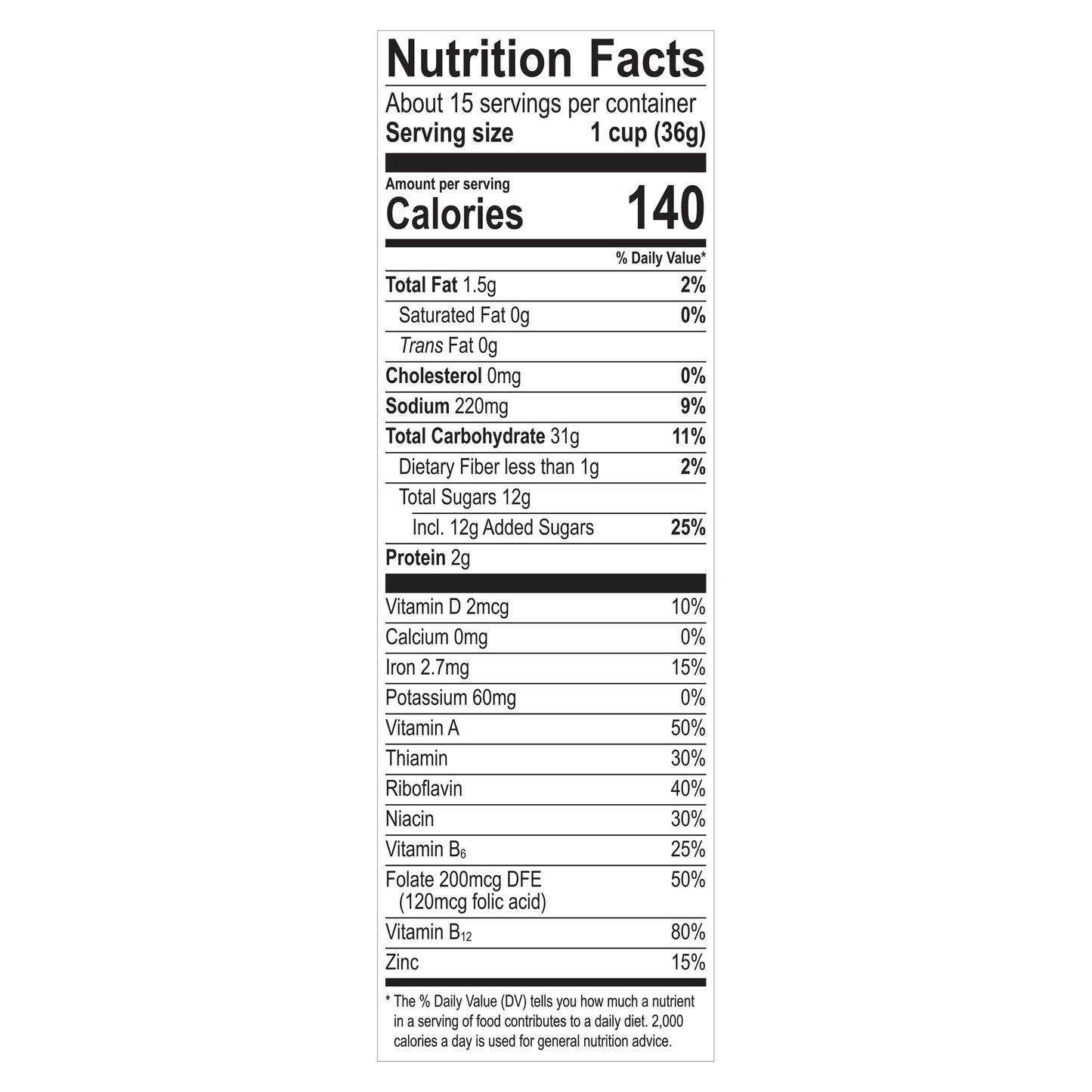 Cocoa Pebbles Chocolate Flavored Cereal Family Size 19.5 oz