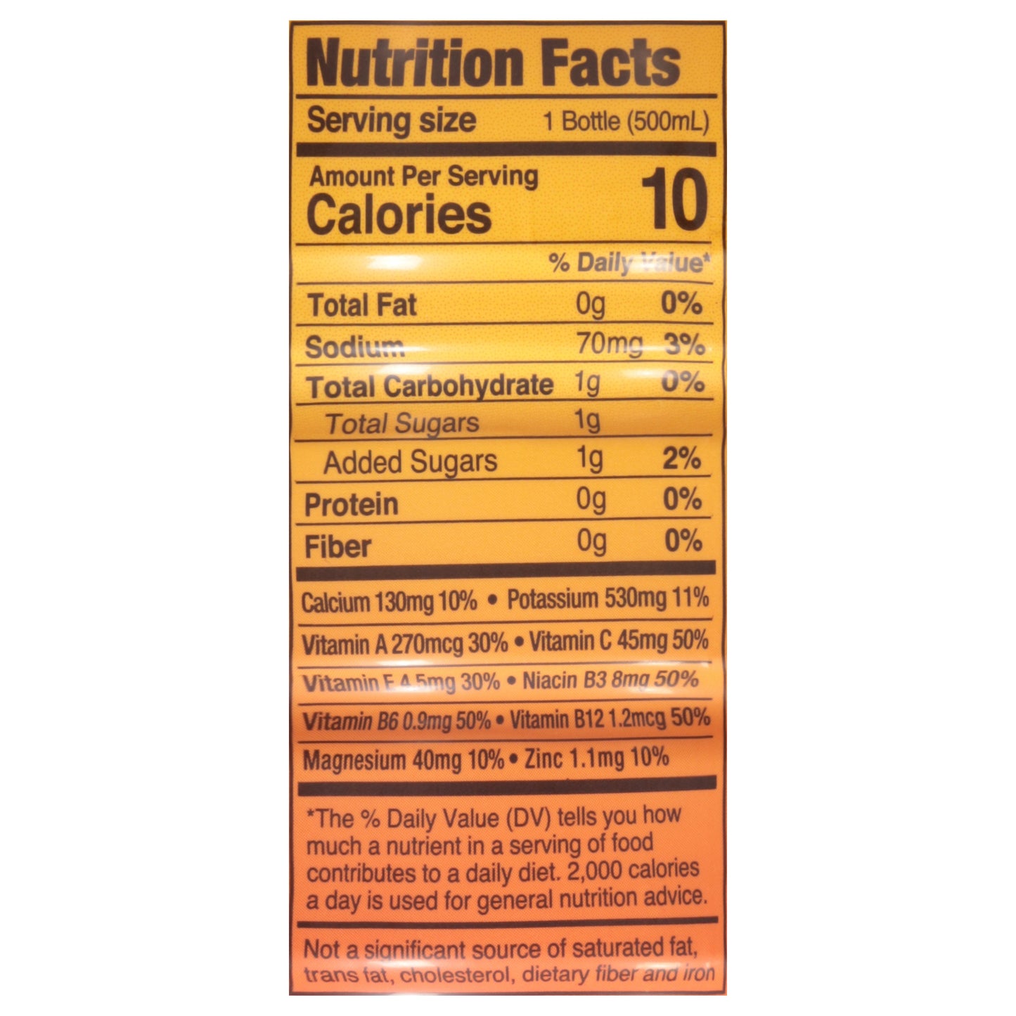 Mas+ by Messi Orange d'Or Hydration Beverage 16.9 fl oz