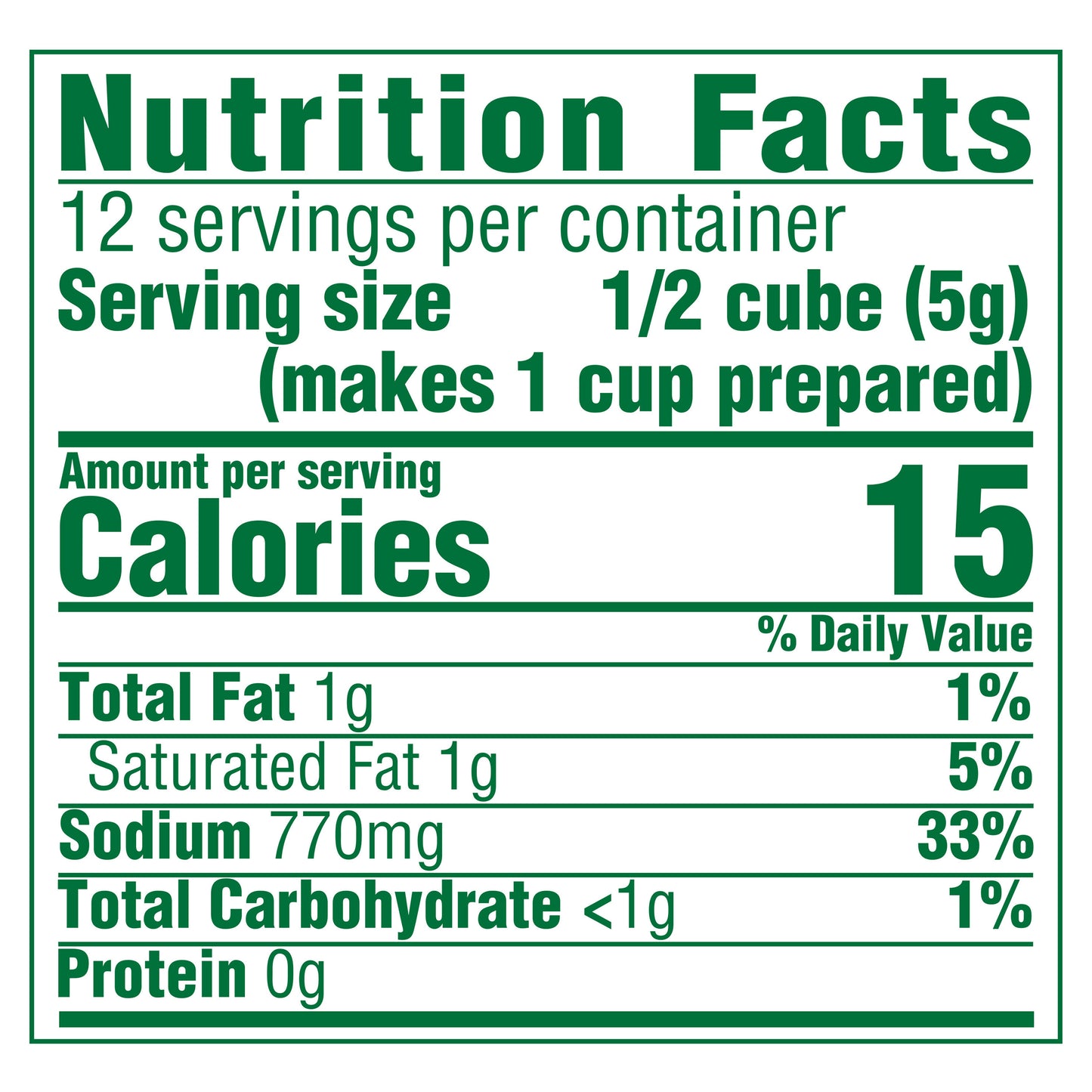 Knorr 6 count 2.1 oz Bouillon Cubes Vegetable