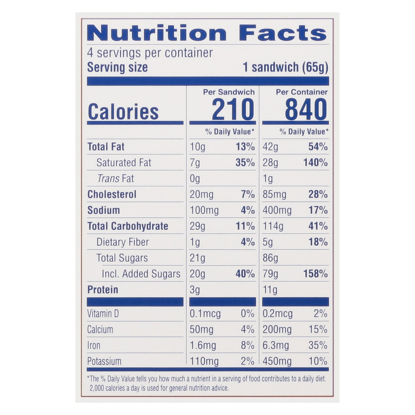 Tillamook Chocolate Mudslide Ice Cream Sandwiches 4 -3 fl oz ea