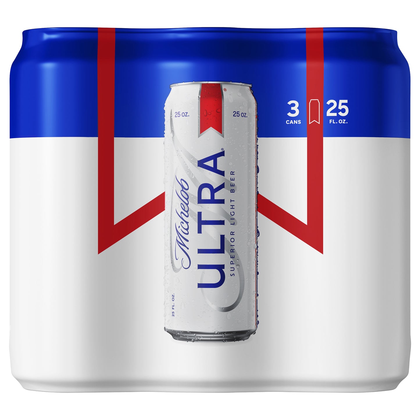 Michelob Ultra® Light Beer, 3 Pack 25 fl. oz. Cans