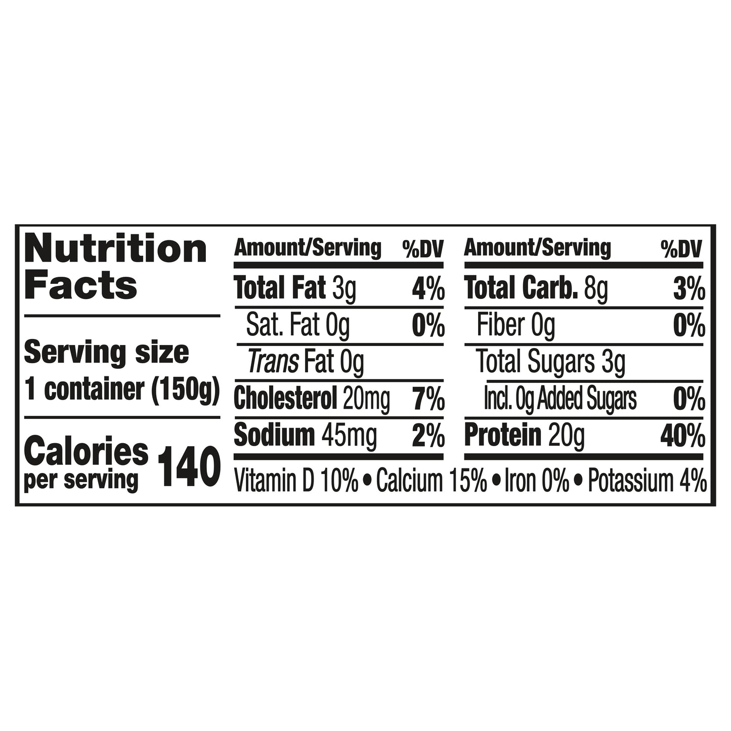 Oikos Pro 20g Protein, Peach Yogurt-Cultured Dairy Product, 5.3 OZ Cup
