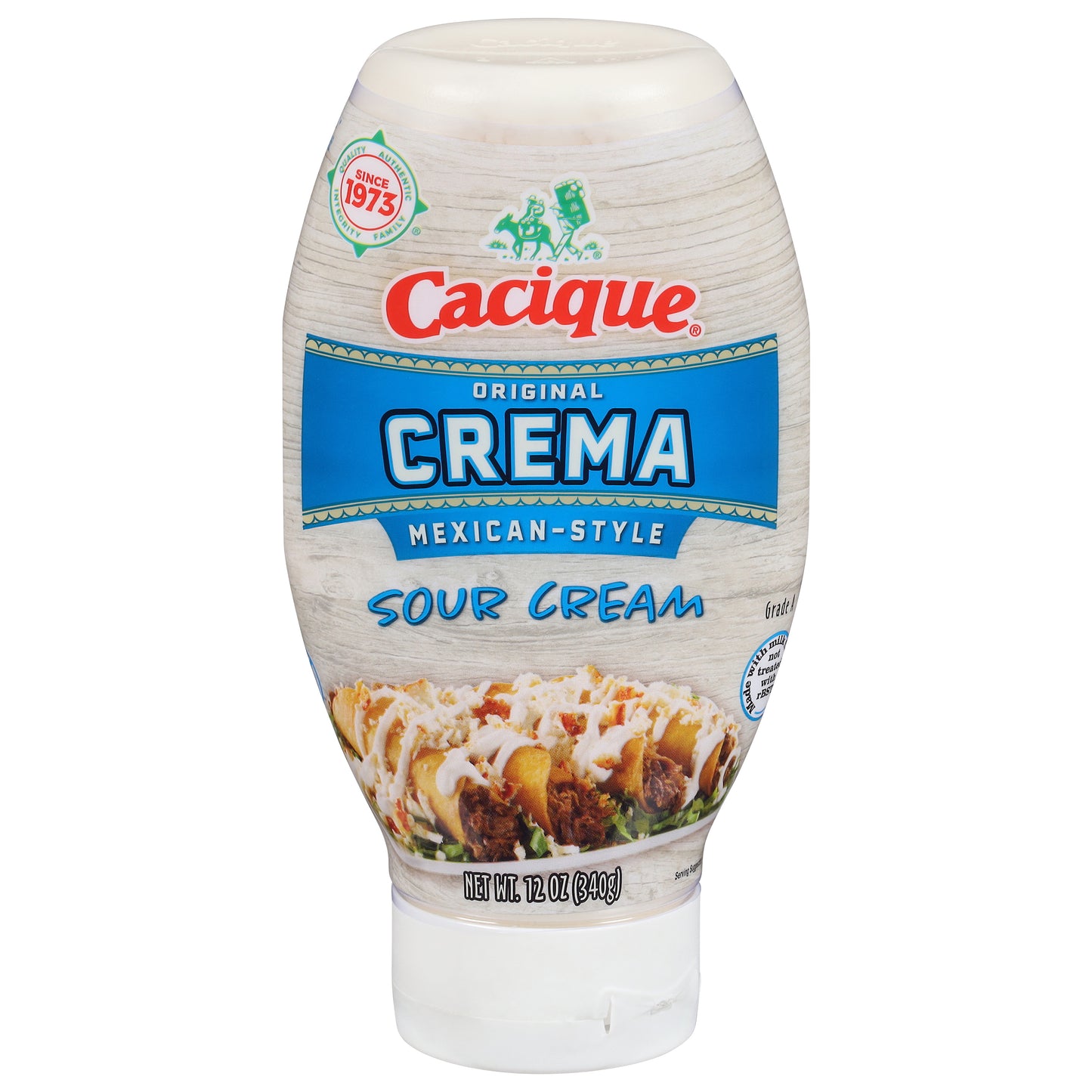 Cacique Mexican-Style Original Crema Sour Cream 12 oz