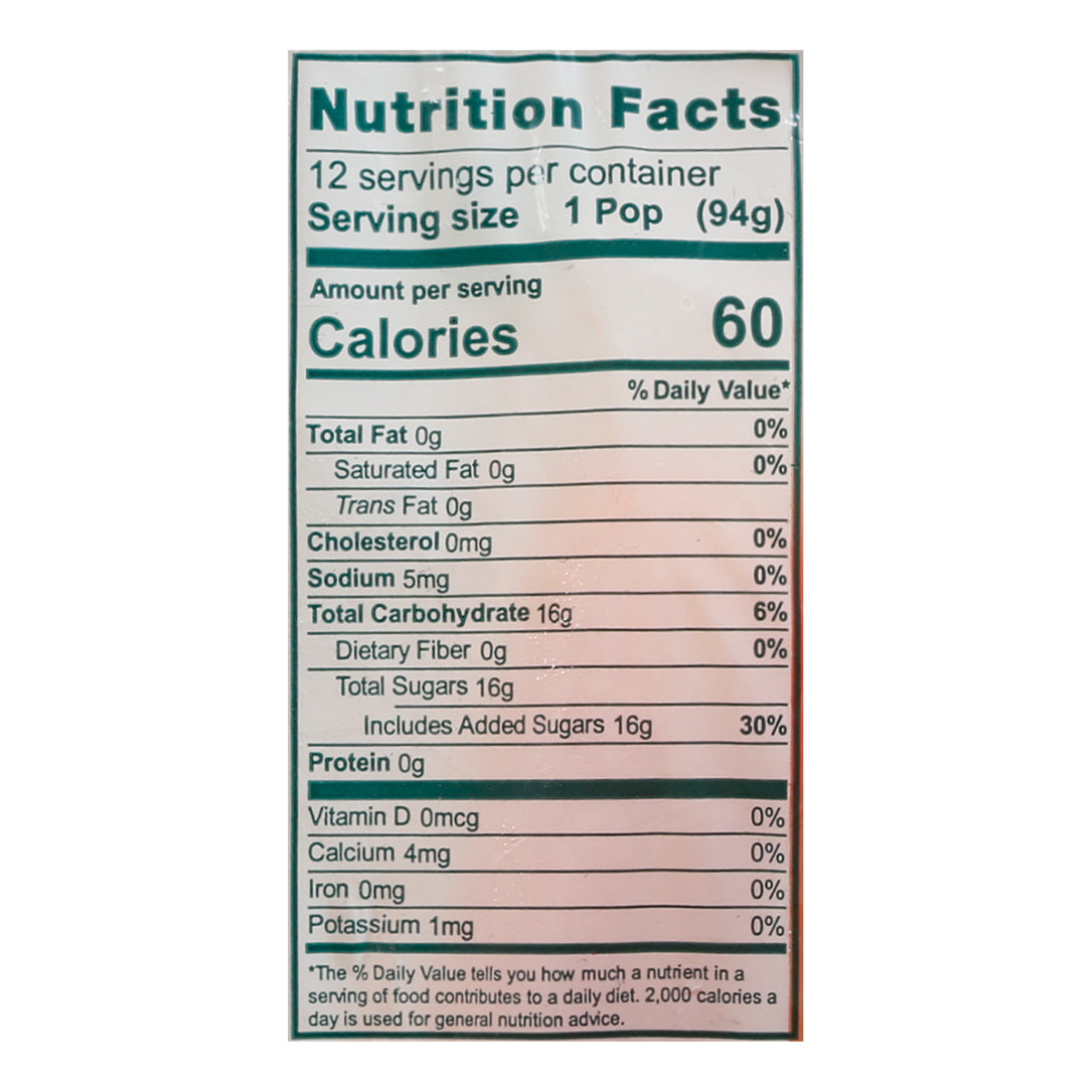 Budget Saver Slushed Gluten Free Cherry-Pineapple Monster Pops 12 - 3 fl oz Pops