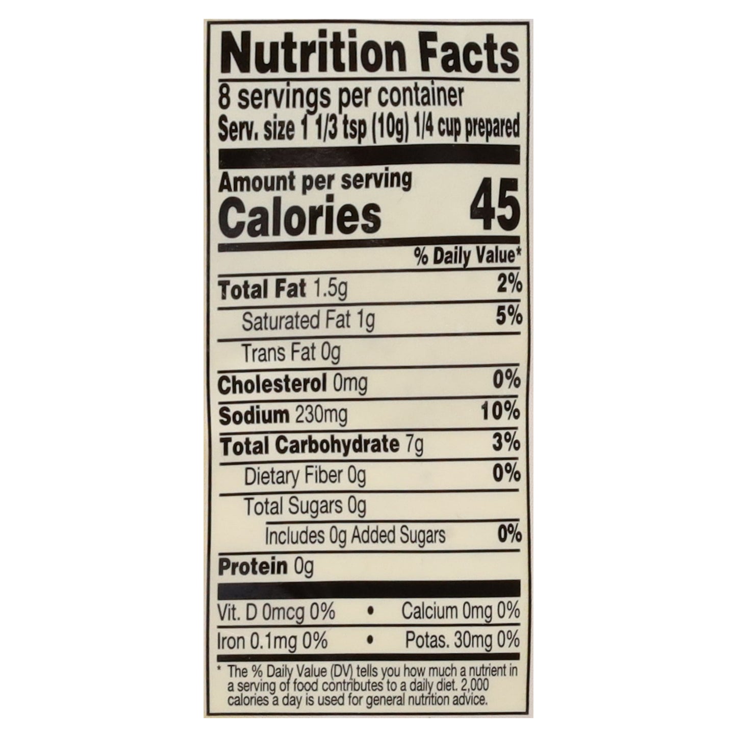 Pioneer Country Gravy Mix 2.75 oz