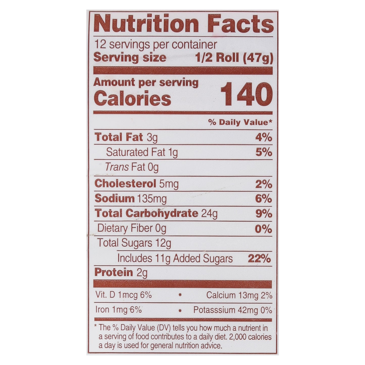 J. Skinner Apple/Cheese/Strawberry Sweet Rolls 6 ea