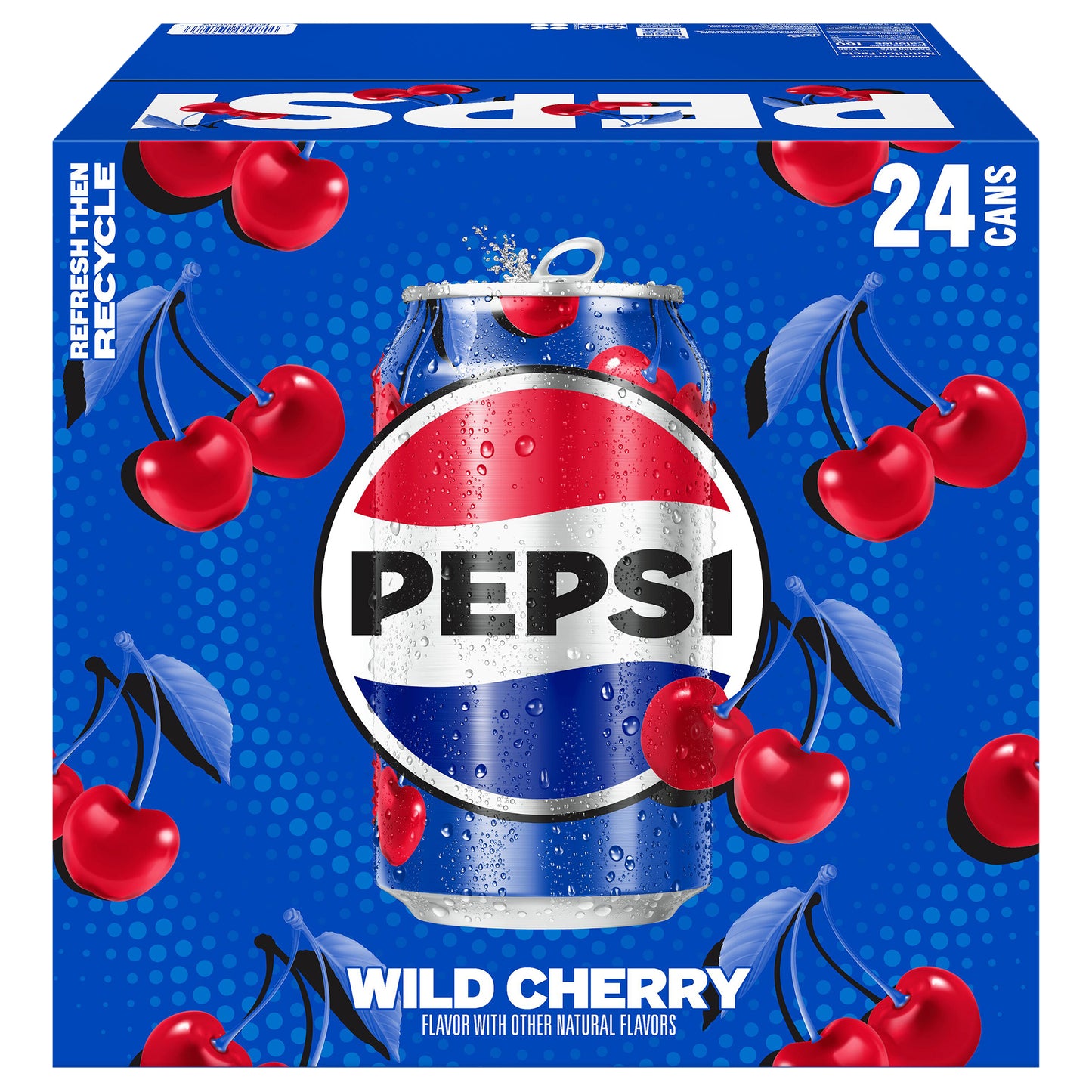 Pepsi Wild Cherry Cola 12 Fl Oz 24 Count Cans