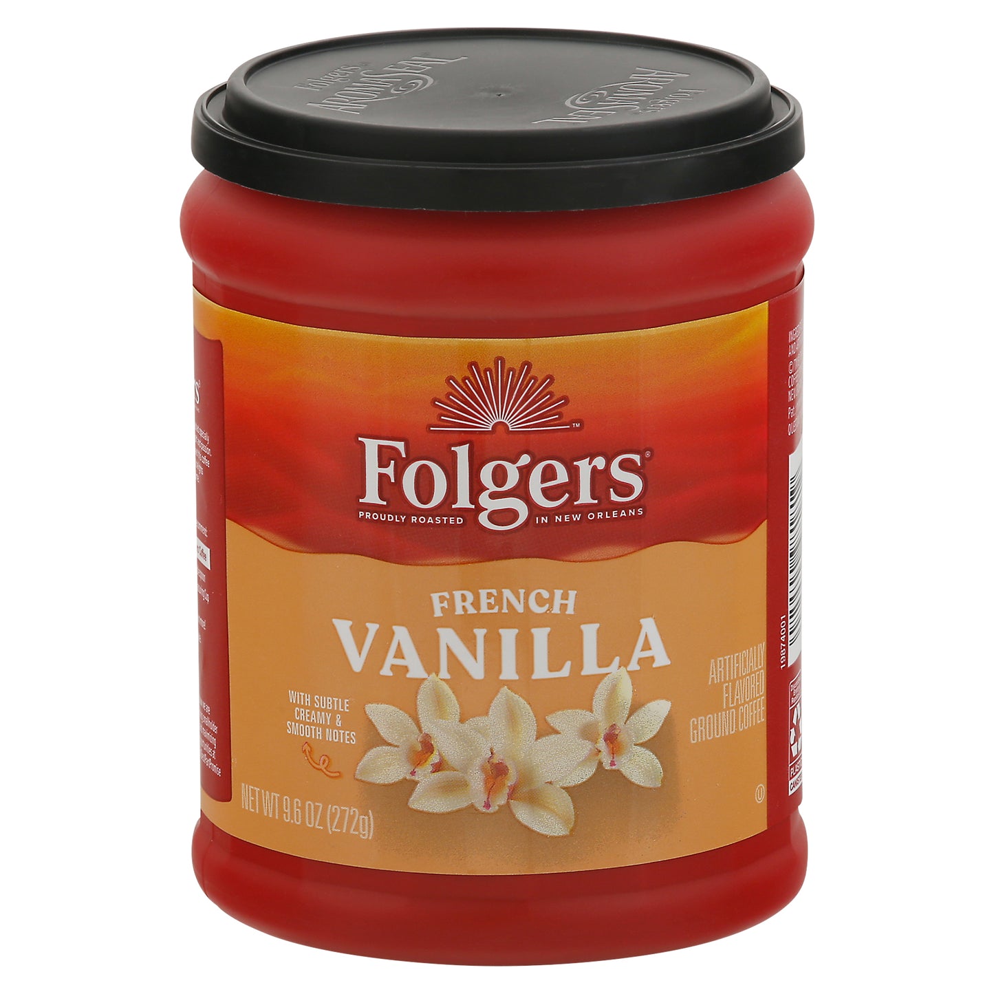 Folgers Ground French Vanilla Coffee 9.6 oz