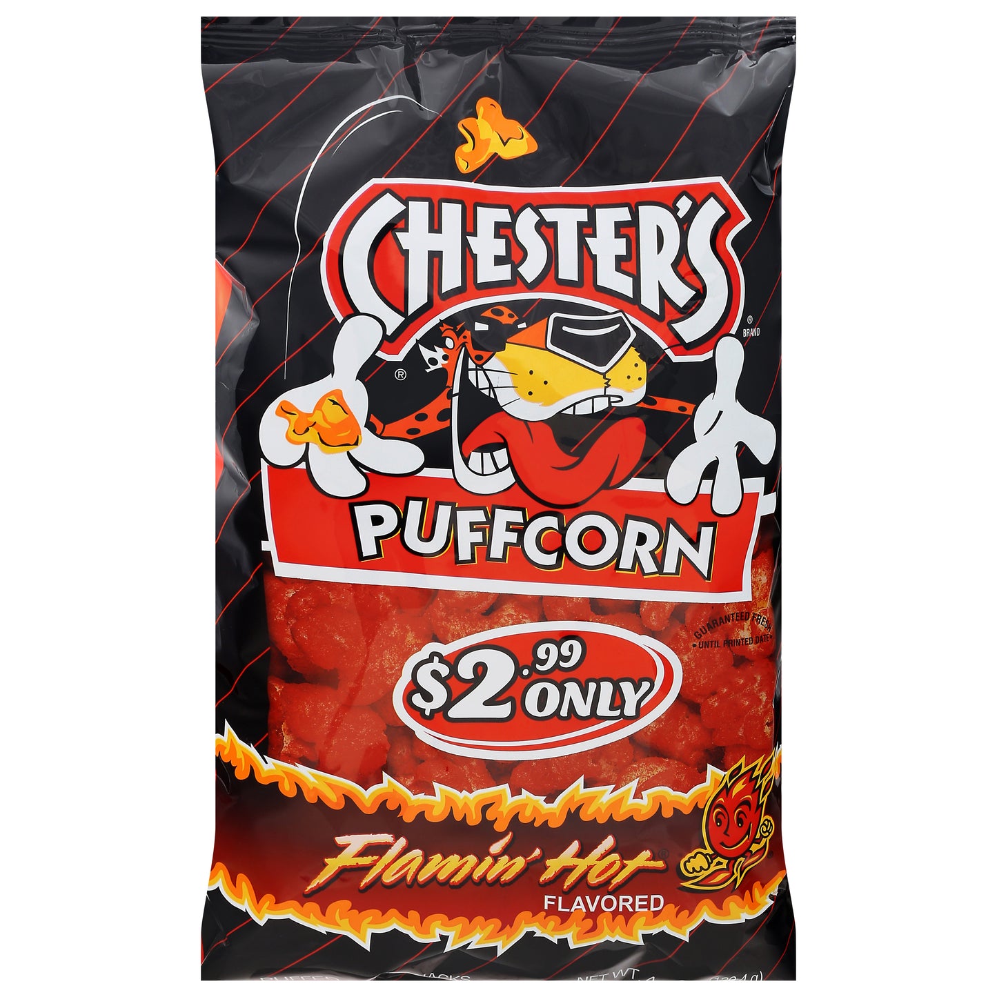 Chester's Flamin' Hot Puffcorn 4.25 oz