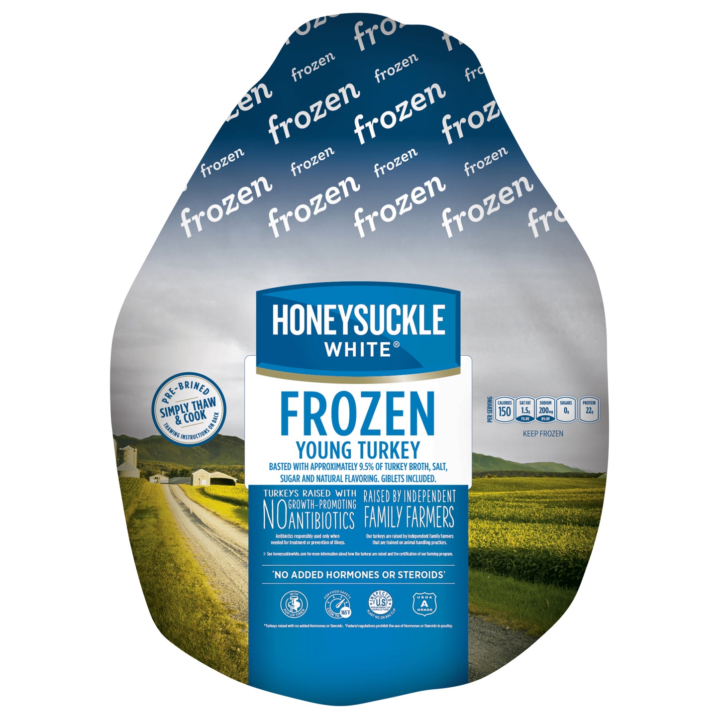 Honeysuckle White® Frozen Whole Turkey, 24-26 lbs.