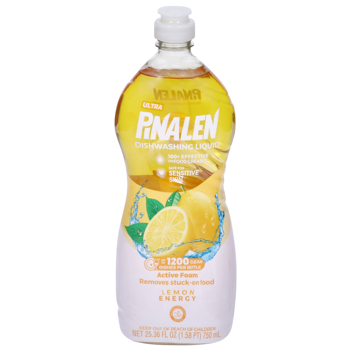 Pinalen Ultra Lemon Energy Dishwashing Liquid 25.36 fl oz