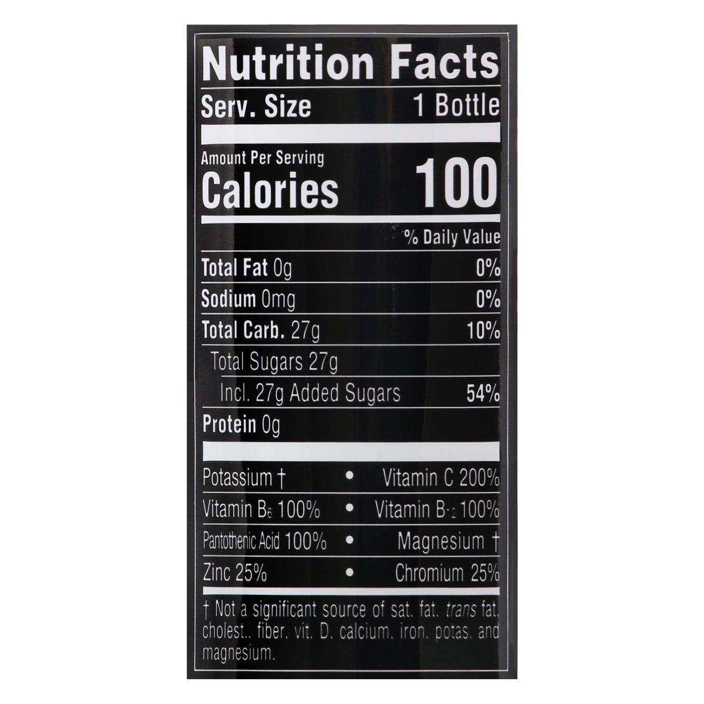 Glaceau Vitamin Water Power-C Dragonfruit Nutrient Enhanced Water Beverage 20 fl oz