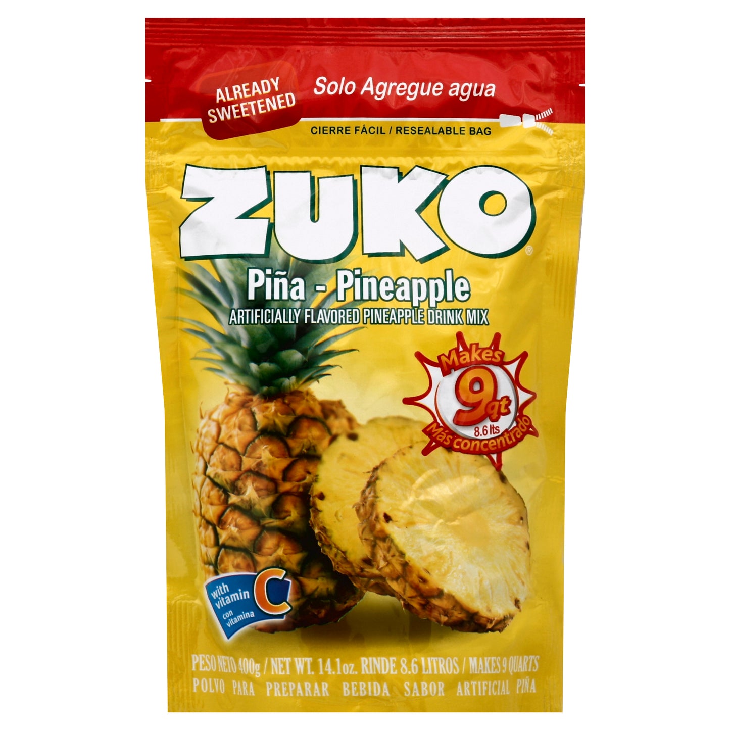 Zuko Drink Mix 14.1 oz - Pina