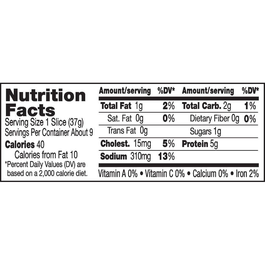 Bar-S® Deli Style Smoked Ham 12 oz. Pack