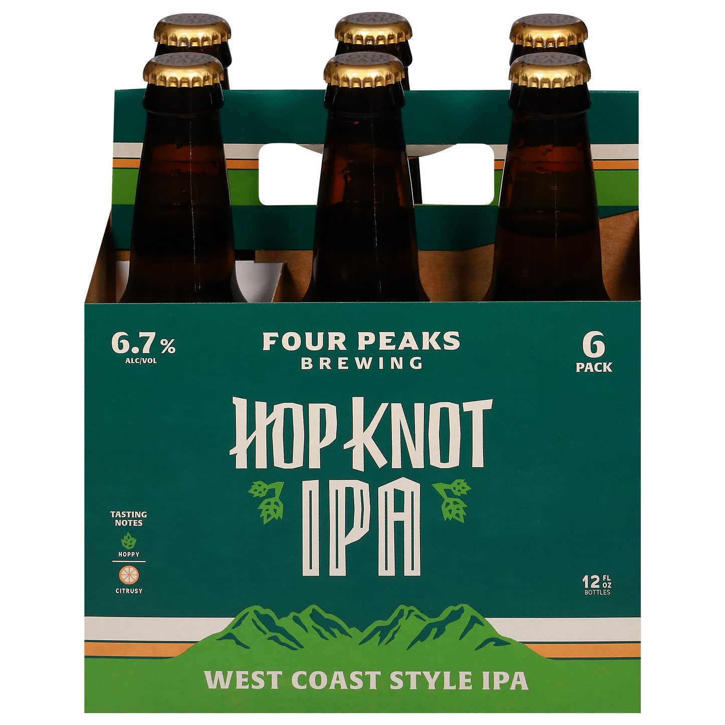 Four Peaks Brewing West Coast Style IPA Hop Knot Beer 6 - 12 fl oz Bottles