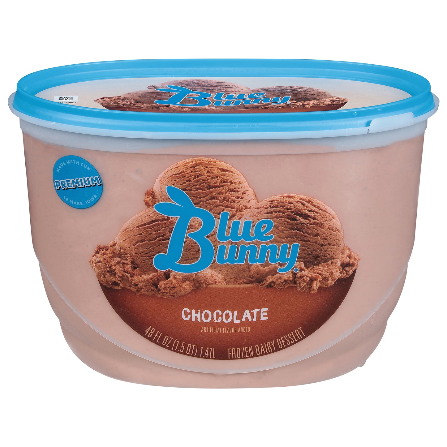 Blue Bunny Premium Chocolate Frozen Dessert, 48 fl oz