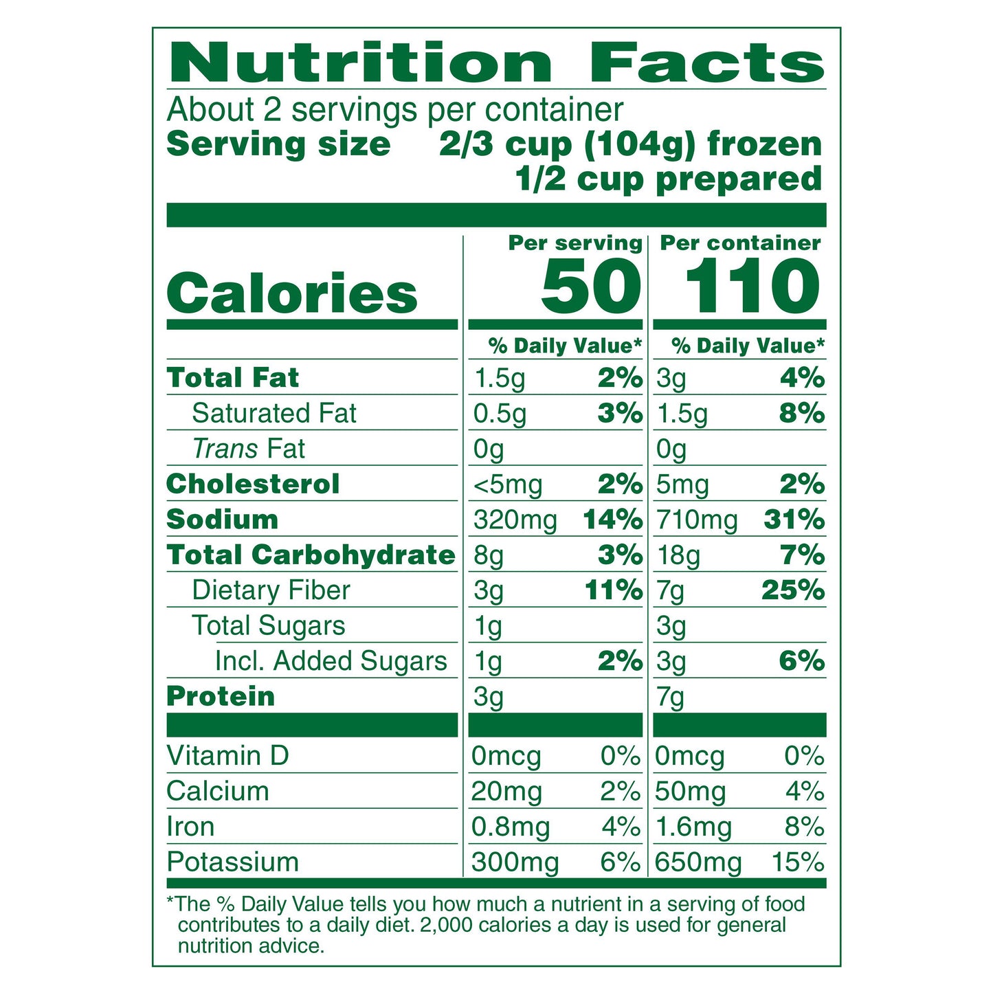 Green Giant Simply Steam Baby Brussels Sprouts & Butter Sauce, Lightly Sauced Frozen Vegetables, 8 OZ