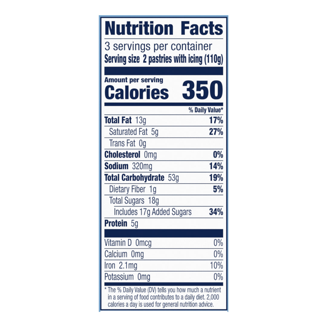 Pillsbury Toaster Strudel Pastries, Cream Cheese & Strawberry, 6 ct, 11.7 oz