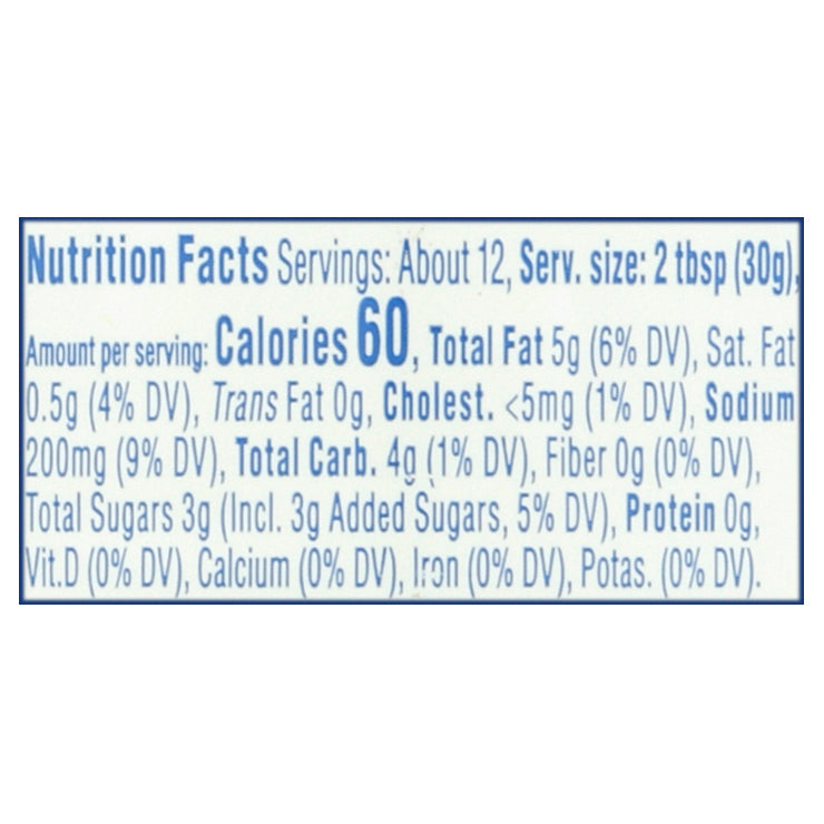 Kraft Tartar Sauce 12 oz