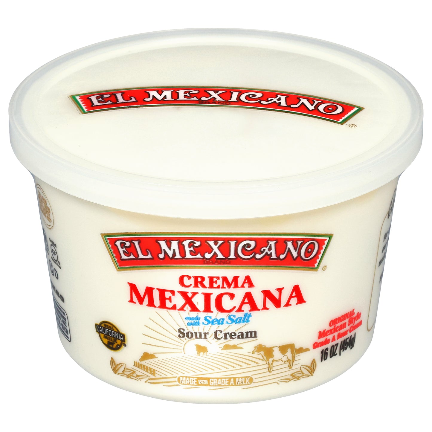 El Mexicano Mexican Style Original Sour Cream 16 oz