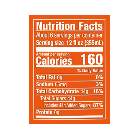 Sunkist Orange Soda, 2 L bottle