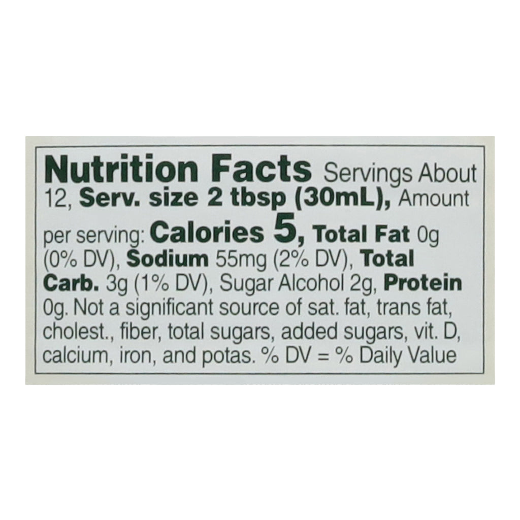 Maple Grove Farms Sugar Free Original Flavor Syrup 12 fl oz
