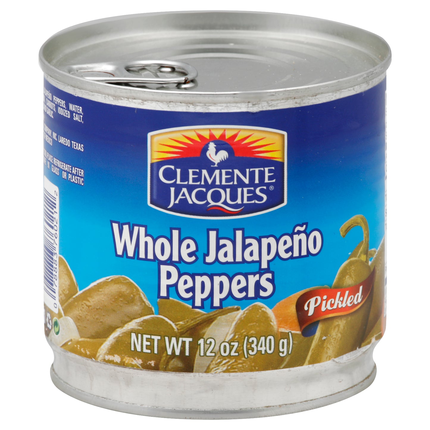 Clemente Jacques Jalapeno Peppers 12 oz - Whole