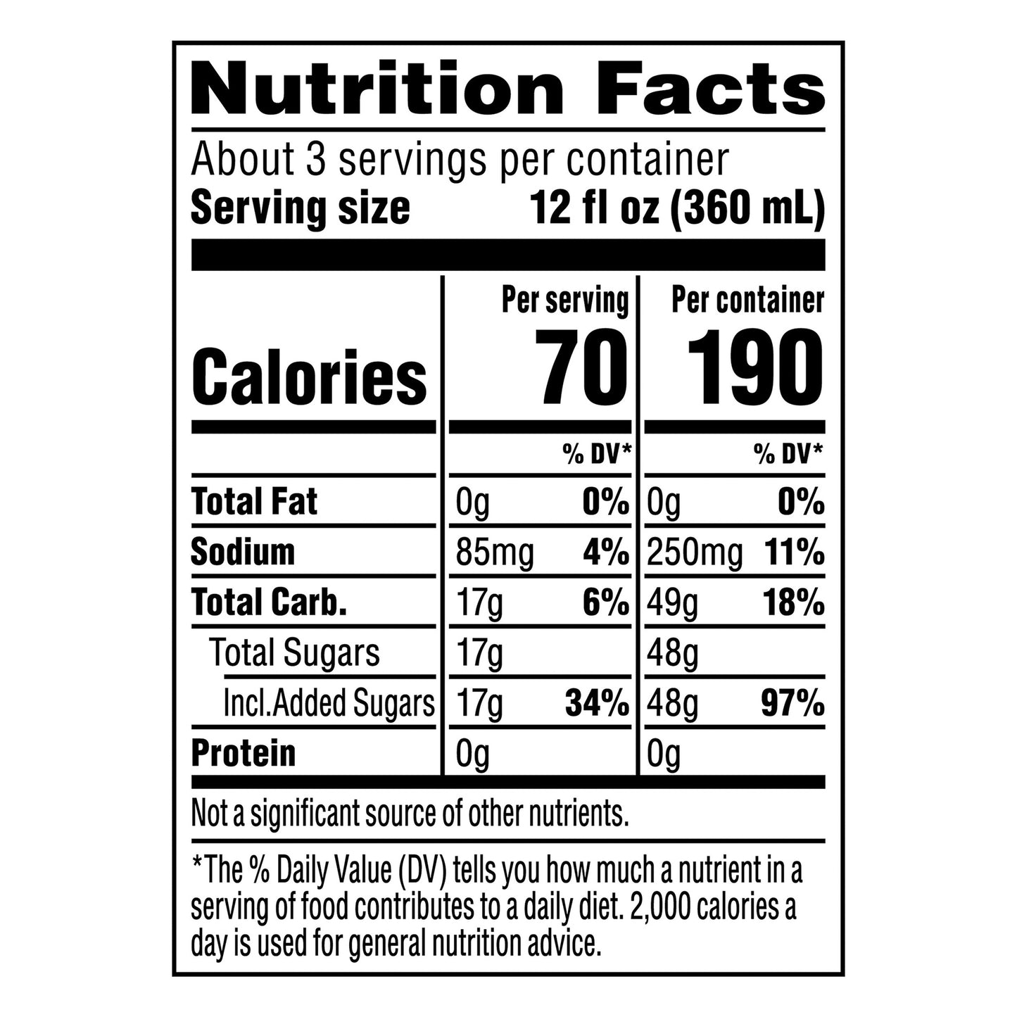 Brisk Raspberry Iced Tea 1.05 qt