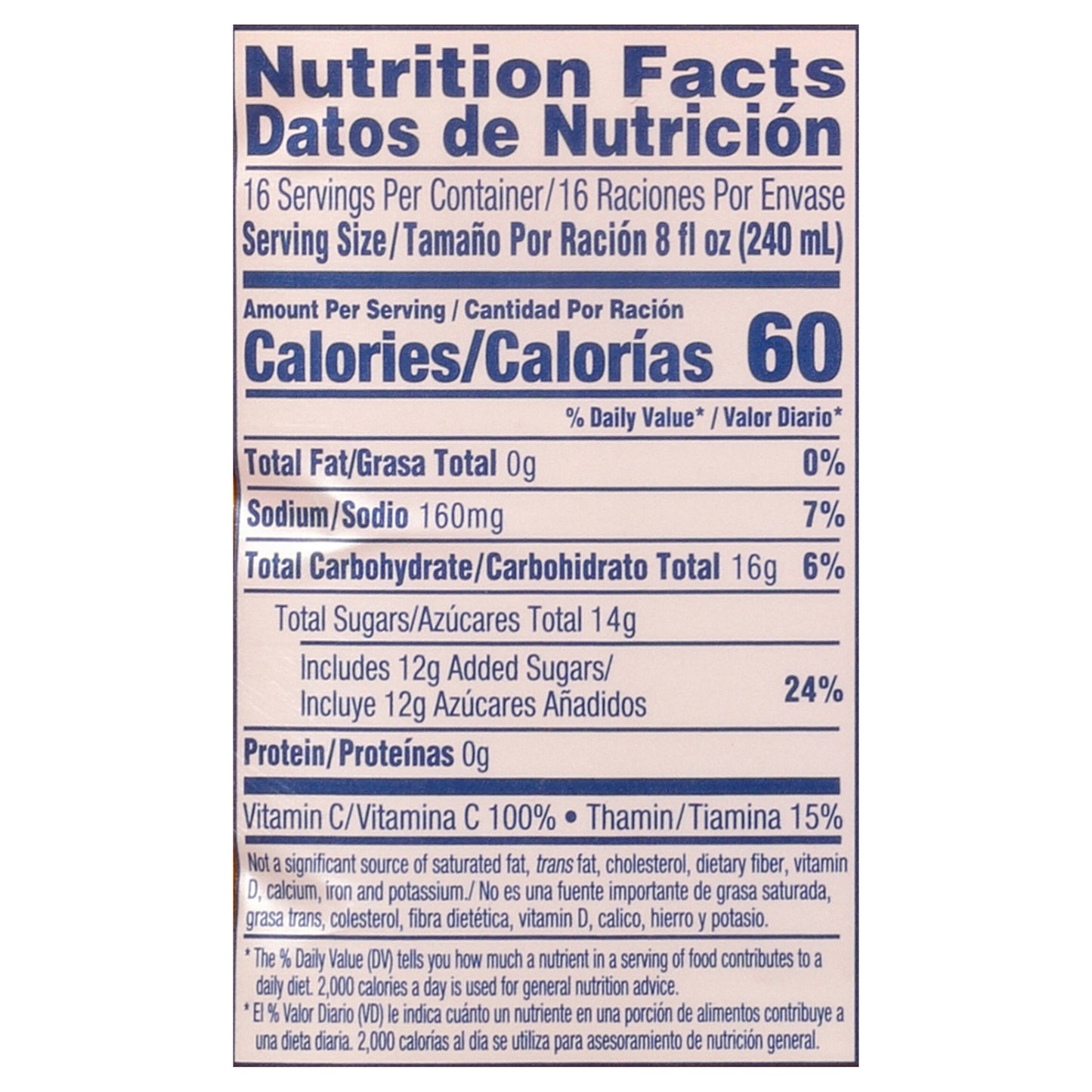 Sunnyd Tangy Original Orange Juice Drink, 1 Gallon Bottle