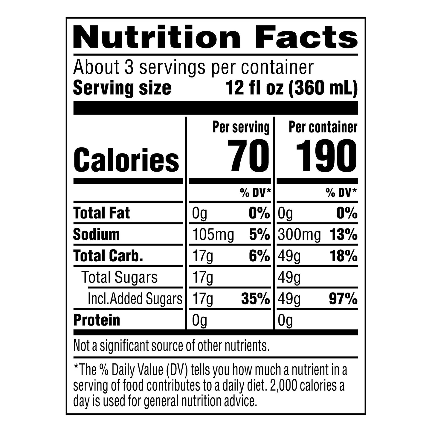 Brisk Iced Tea Lemon 1 L Bottle