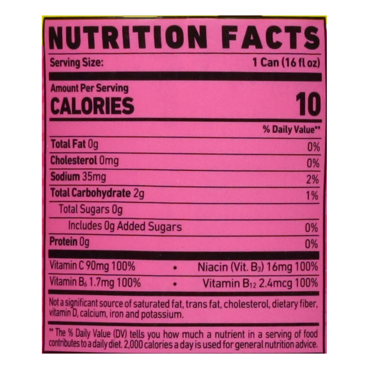 Ghost Zero Sugar Sour Pink Lemonade Energy Drink 16 fl oz