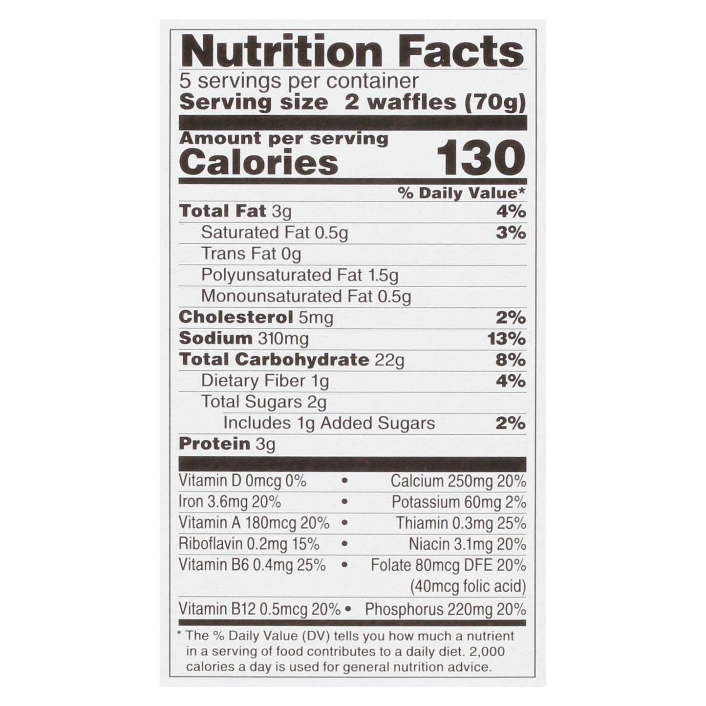 Food Club Homestyle Waffles 10 ea