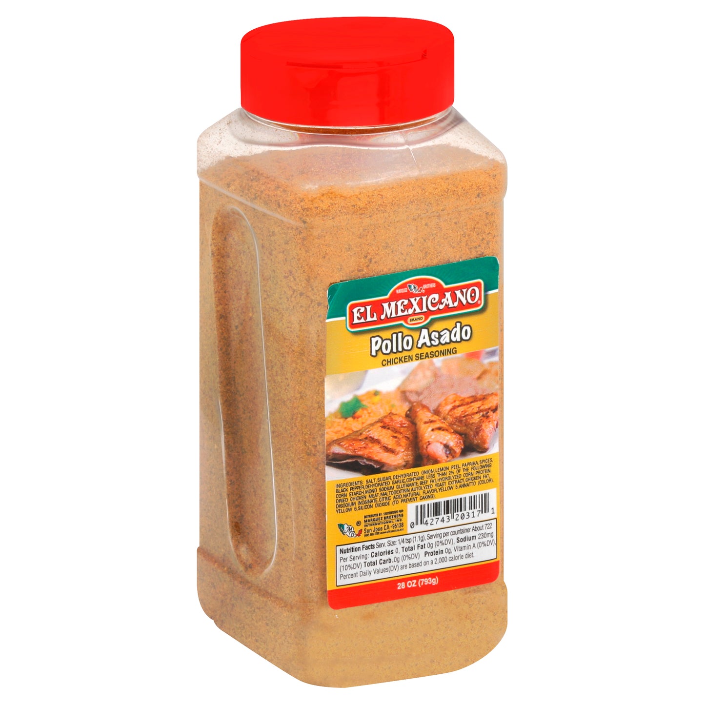 El Mexicano Chicken Seasoning 28 oz