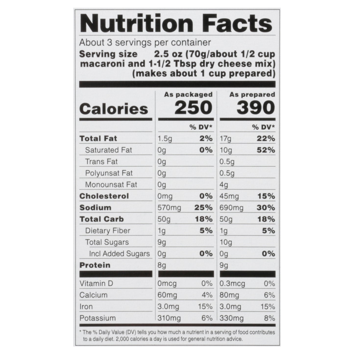 Food Club Original Macaroni & Cheese Dinner 7.25 oz