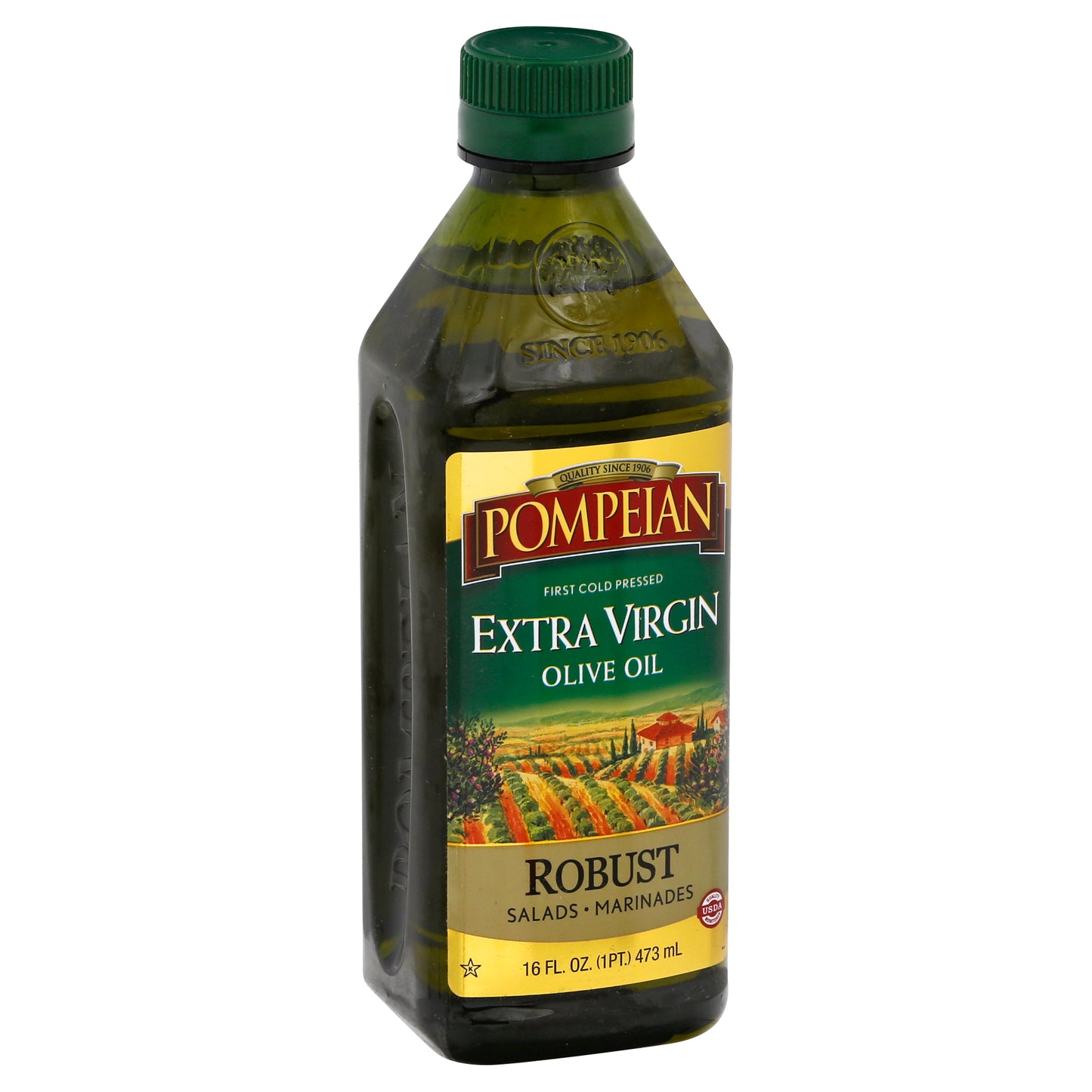 Pompeian Extra Virgin Robust Olive Oil 16 oz