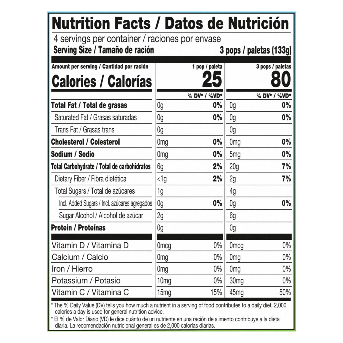 Outshine® Sugar Free Strawberry Tangerine Raspberry Fruit Bars