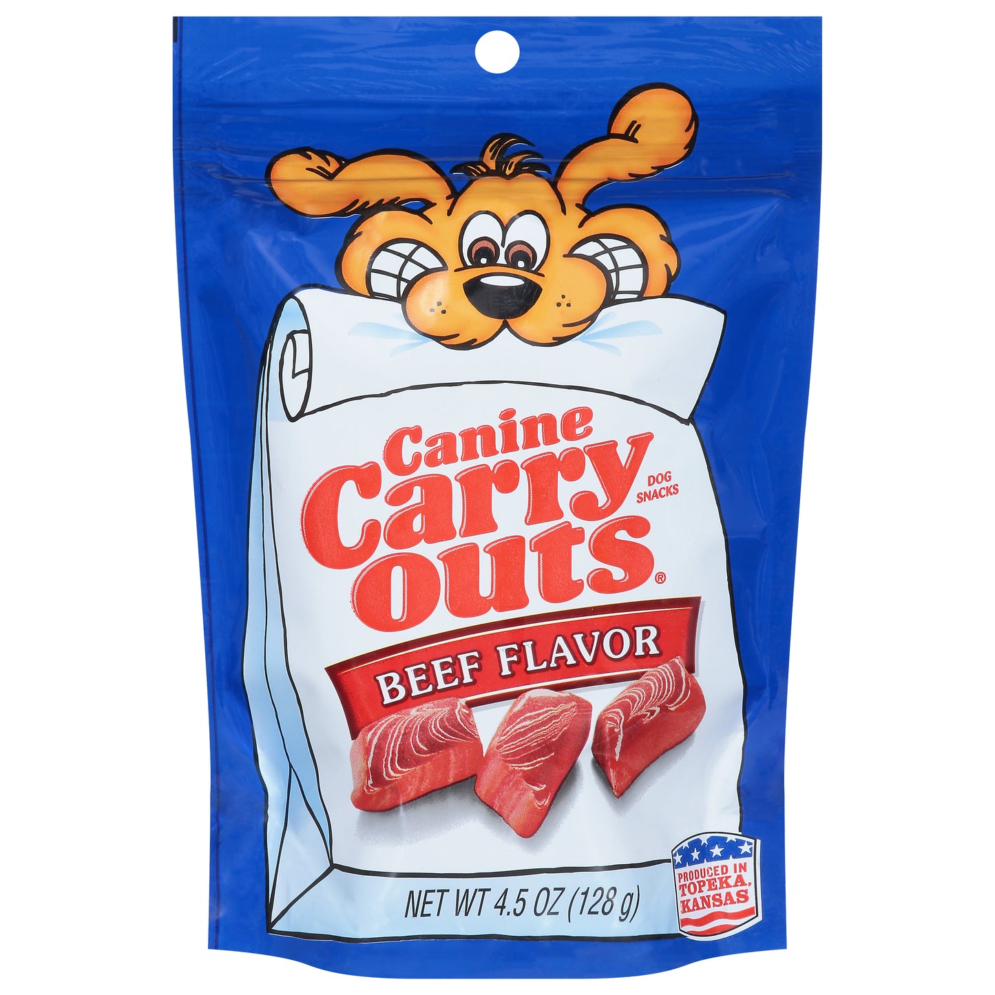 Canine Carry Outs Beef Flavor Dog Snacks 4.5 oz