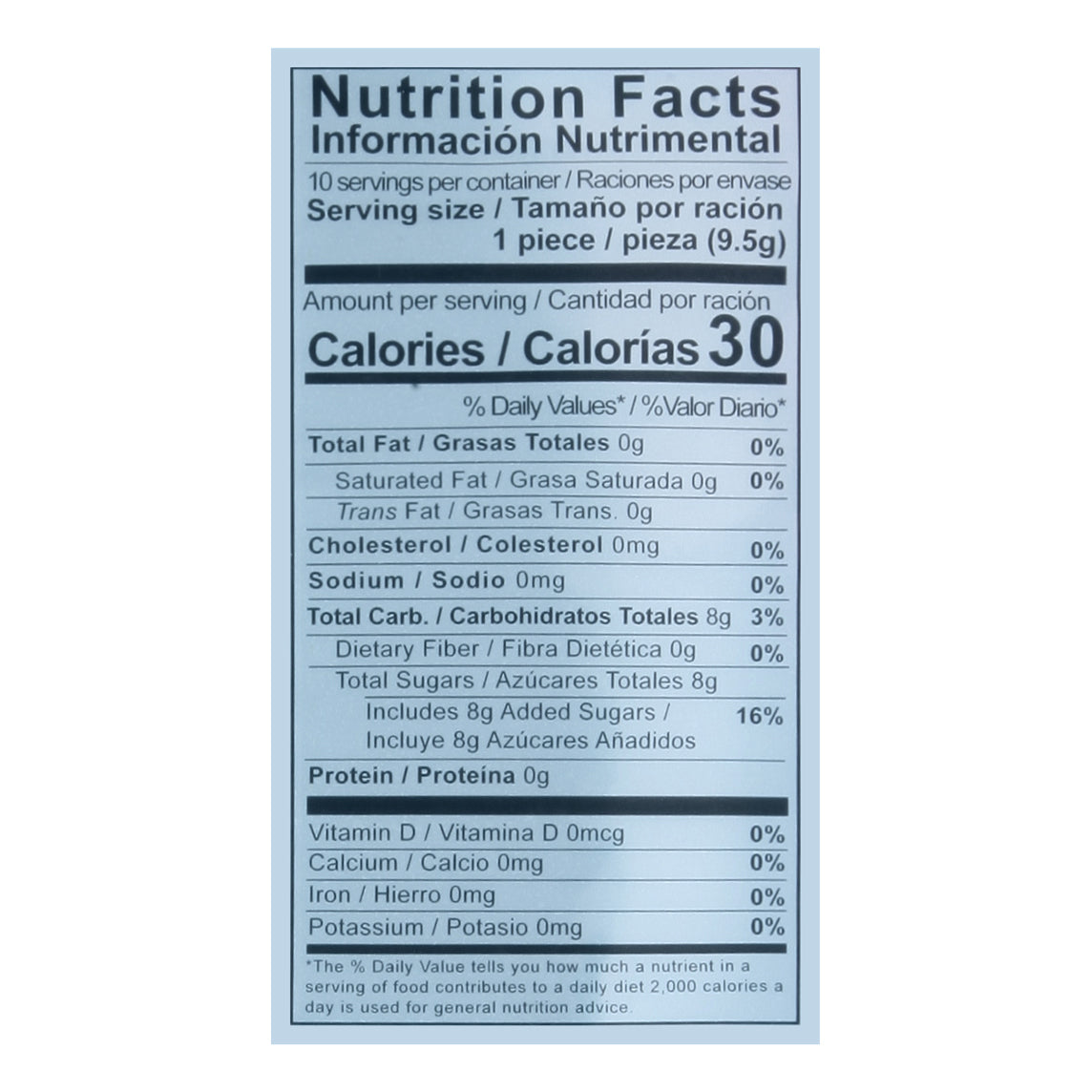 Pigui Slaps Tamarind Blue Lollipops 10 ea