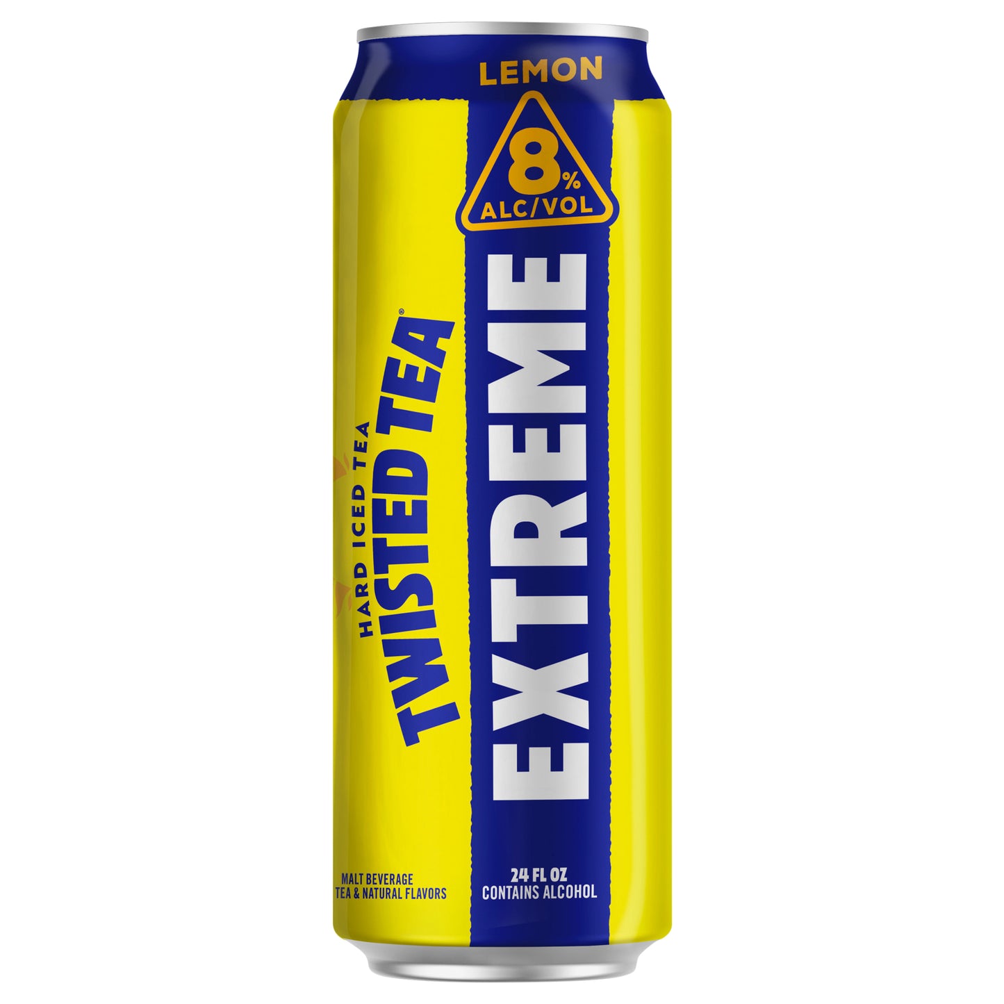 Twisted Tea Extreme Lemon Hard Iced Tea, 8% ABV (24 fl. oz. Can)