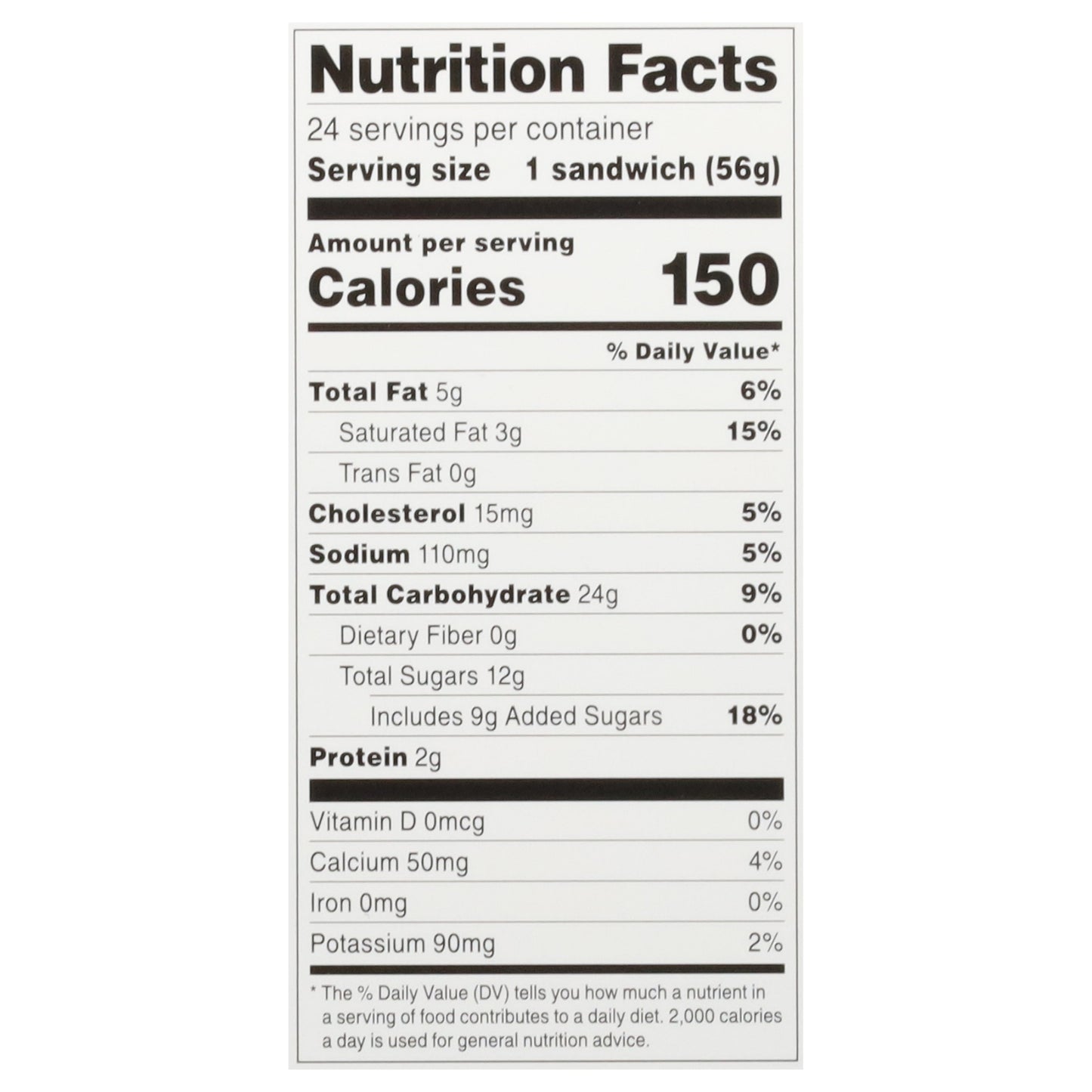 Crav'n Flavor Vanilla Ice Cream Sandwiches 24 ea