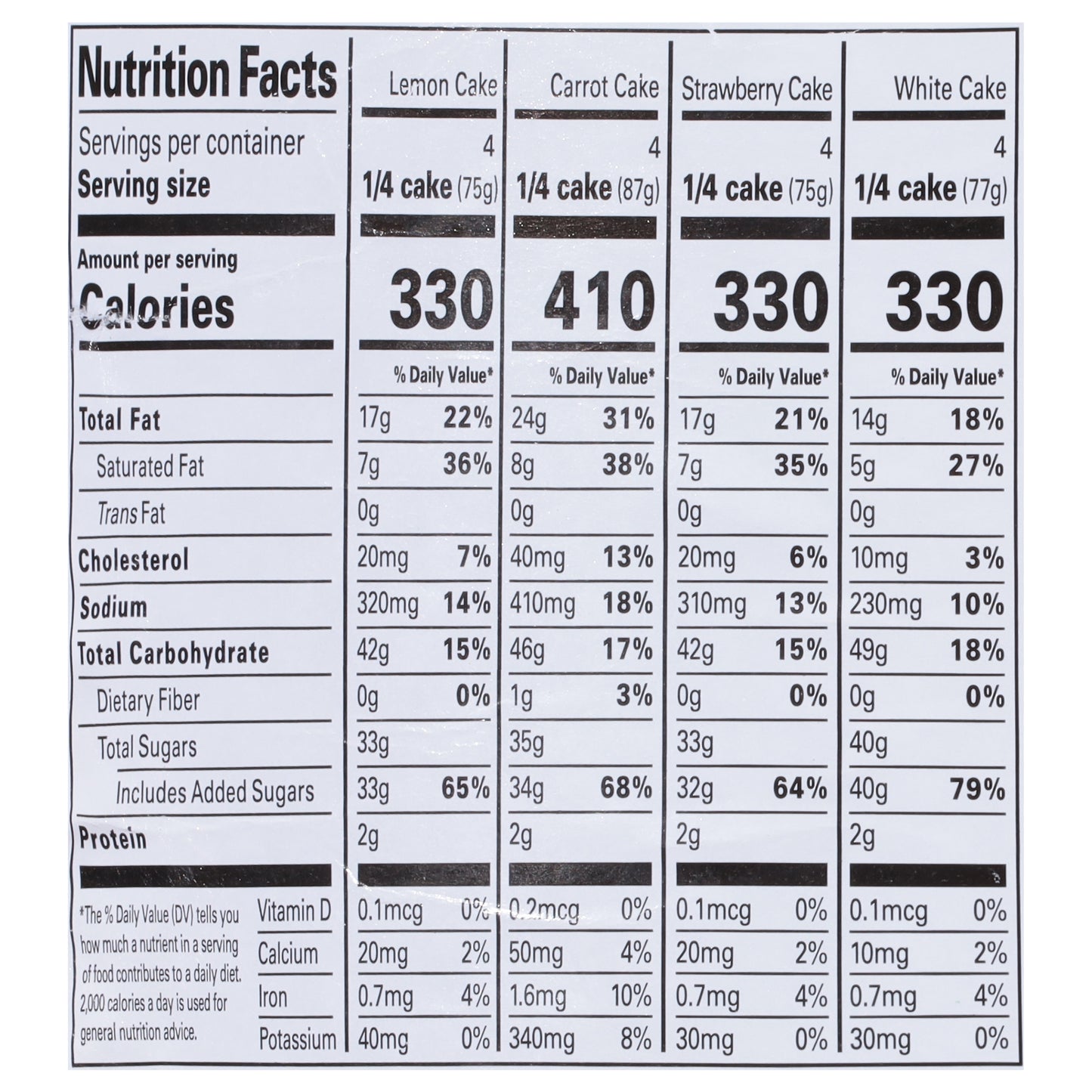 Our Specialty Treat Shop Assorted Variety Cake 43 oz