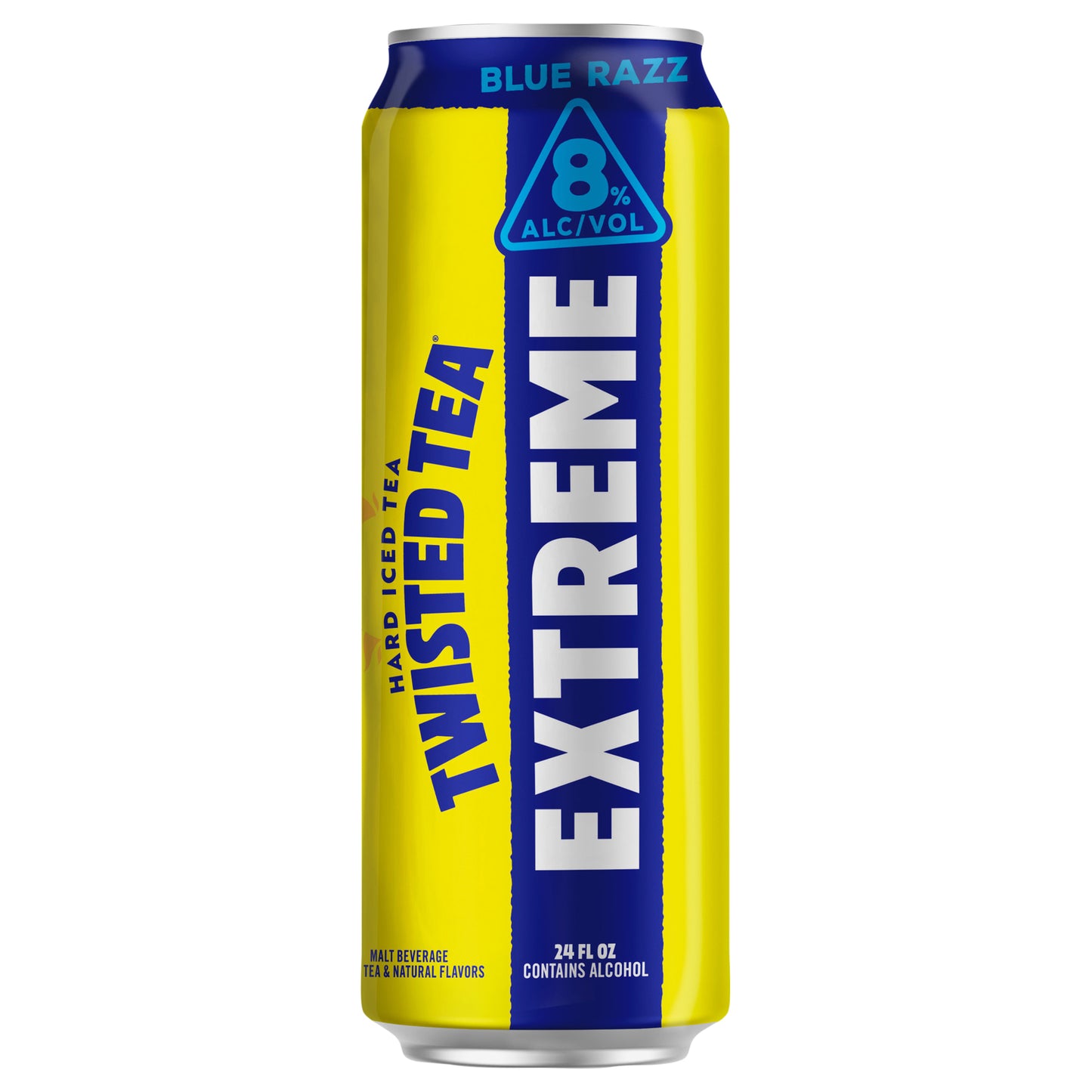 Twisted Tea Extreme Blue Razz Hard Iced Tea, 8% ABV (24 fl. oz. Can)