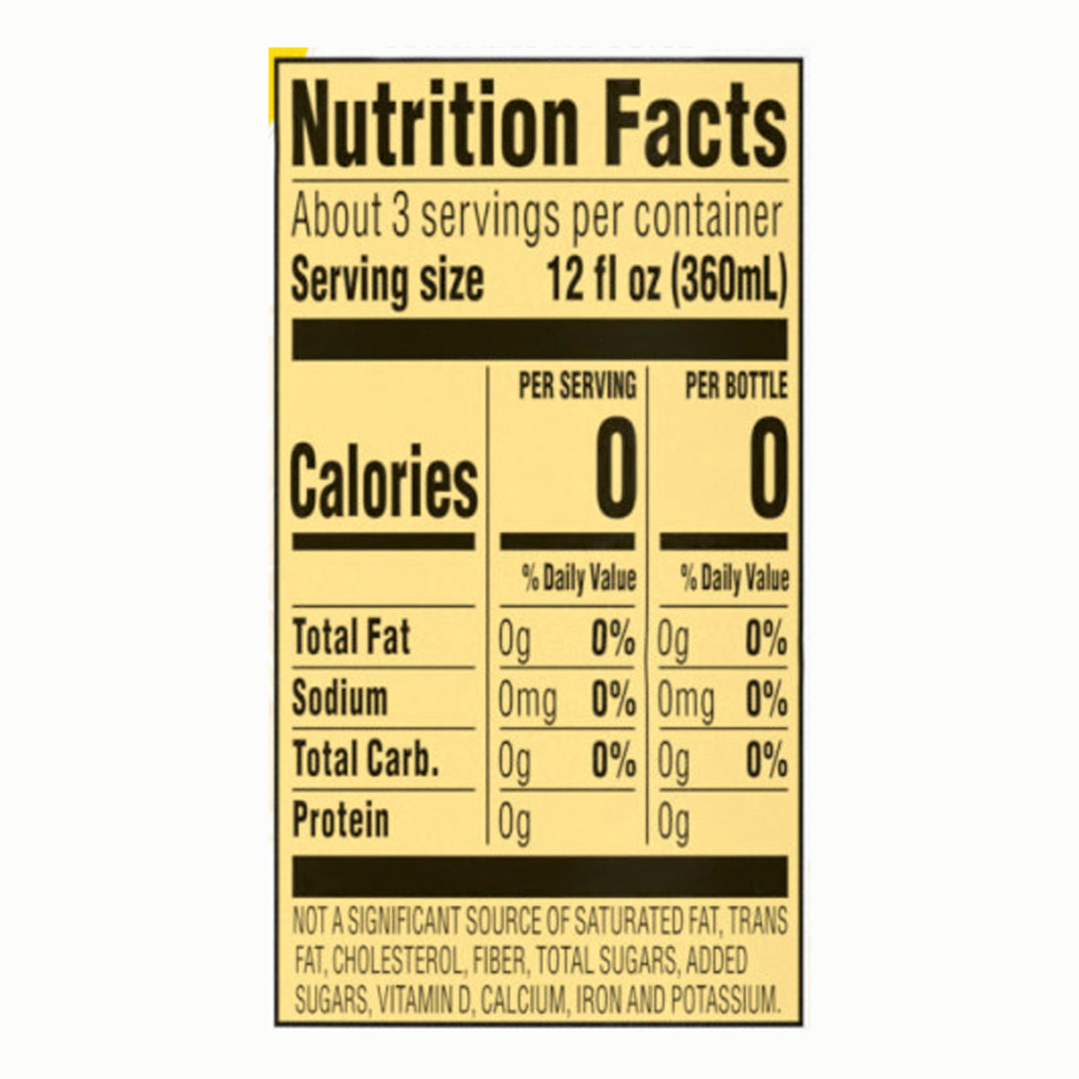 Arrowhead Sparkling Water, Lively Lemon, 33.8 oz. Bottle