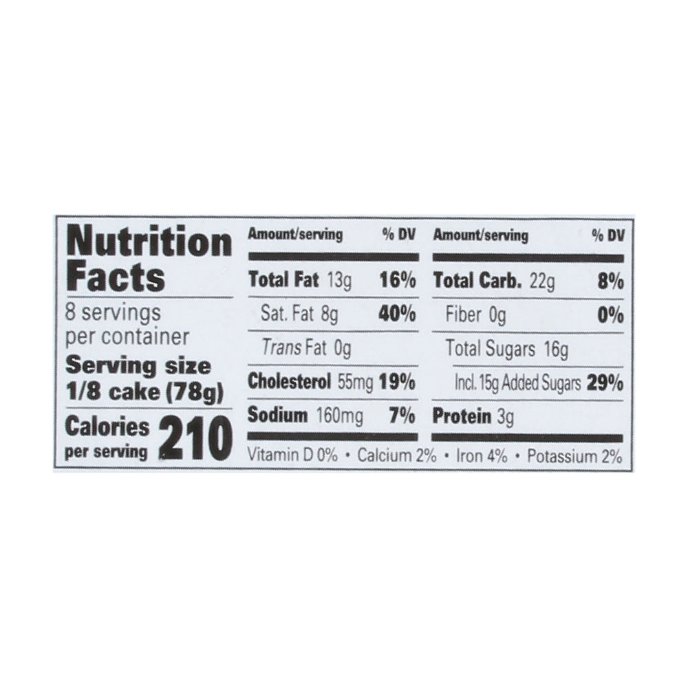Jon Donaire Tiramisu Spongecake 22 oz