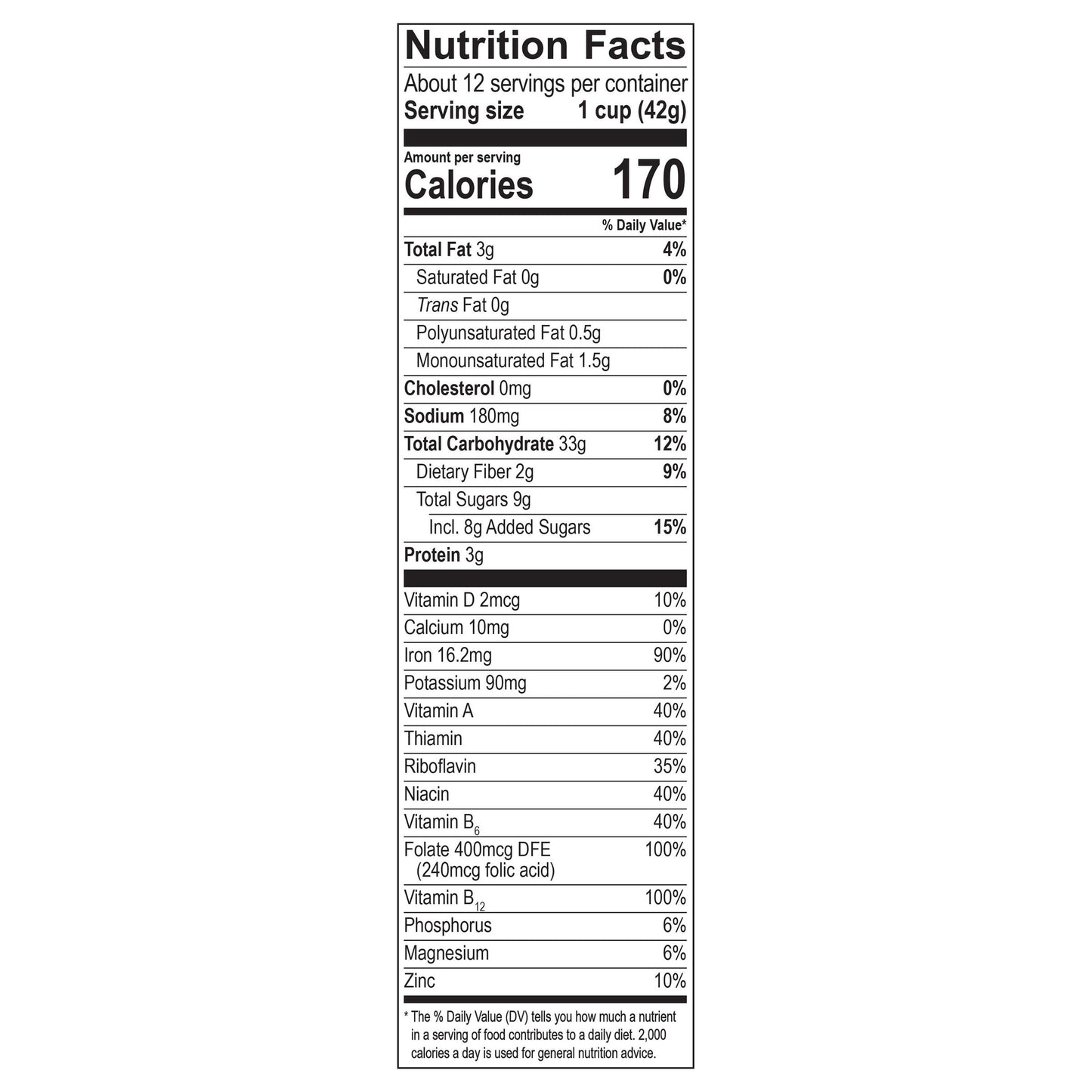 Honey Bunches of Oats Cereal with Almonds Family Size 18 oz
