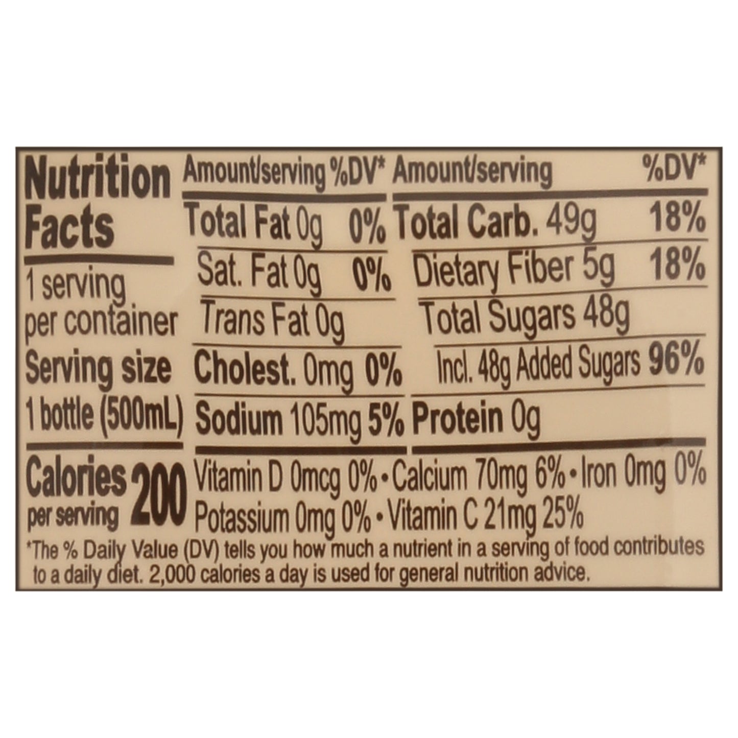 Parrot Mango Aloe Vera Drink 16.9 fl oz