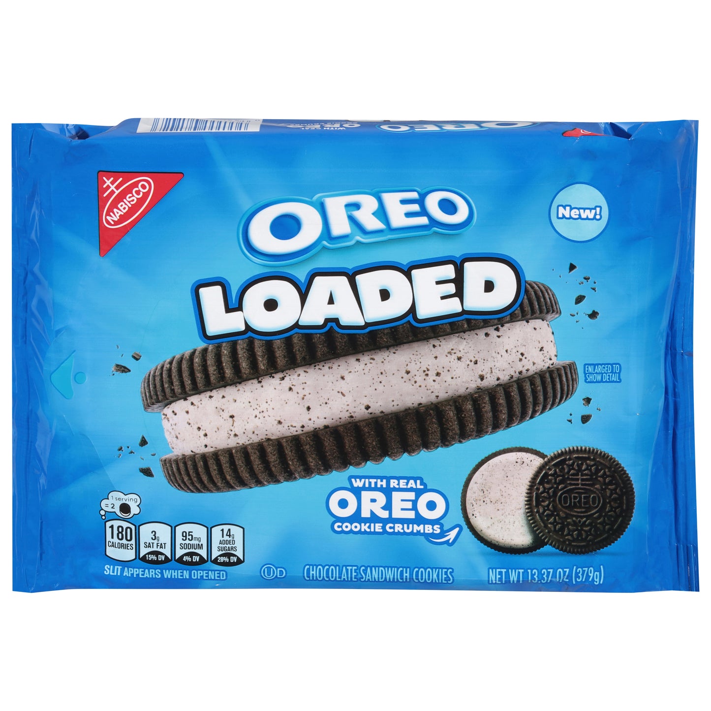 Oreo Loaded Chocolate Sandwich Cookies 13.37 oz