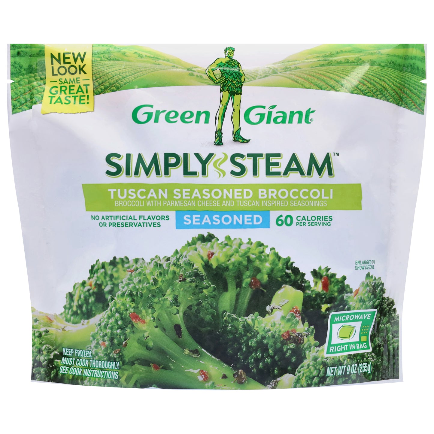 Green Giant Simply Steam Seasoned Tuscan Seasoned Broccoli 9 oz